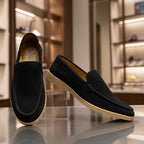 LP Summer Walk Loafers in Black Suede