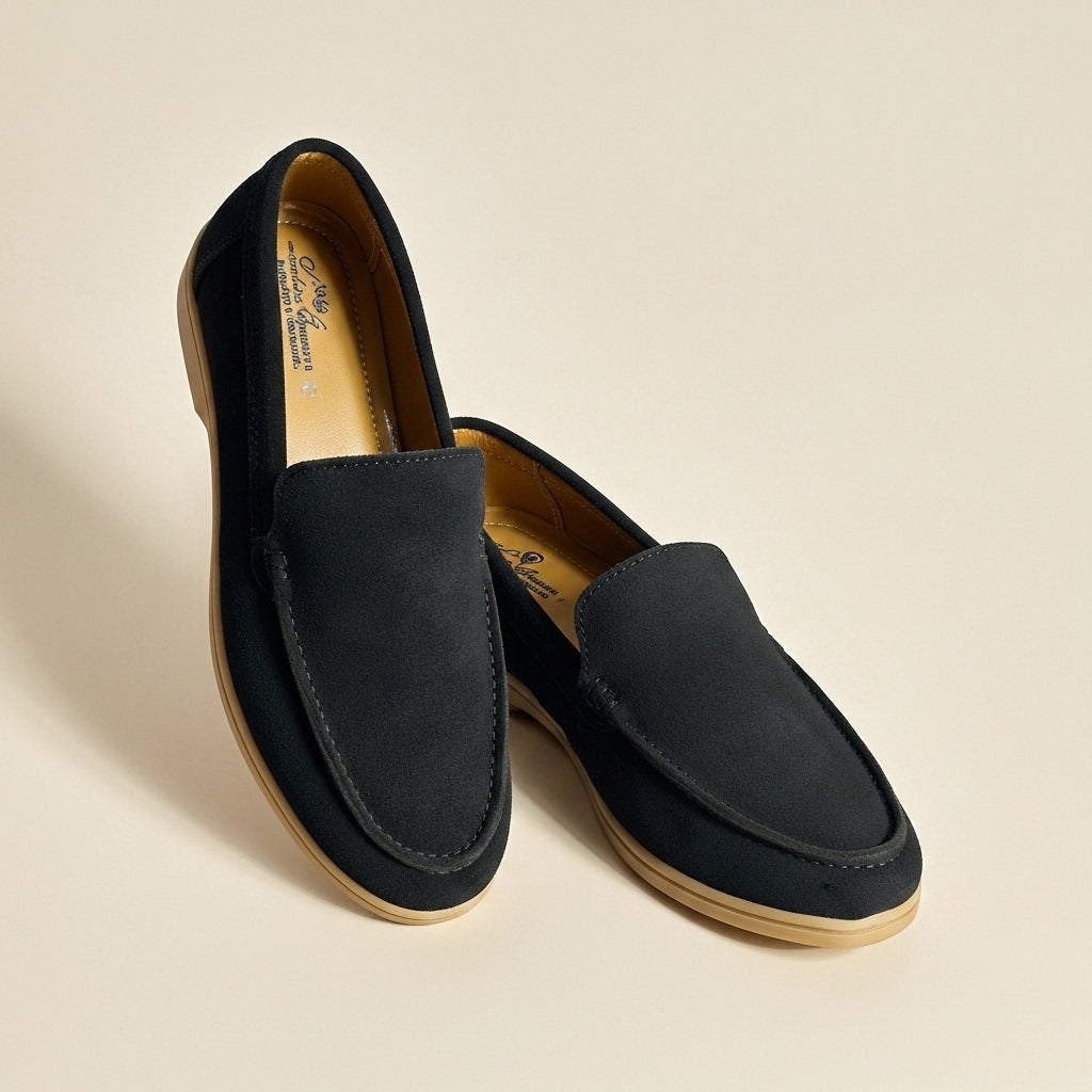 LP Summer Walk Loafers in Black Suede