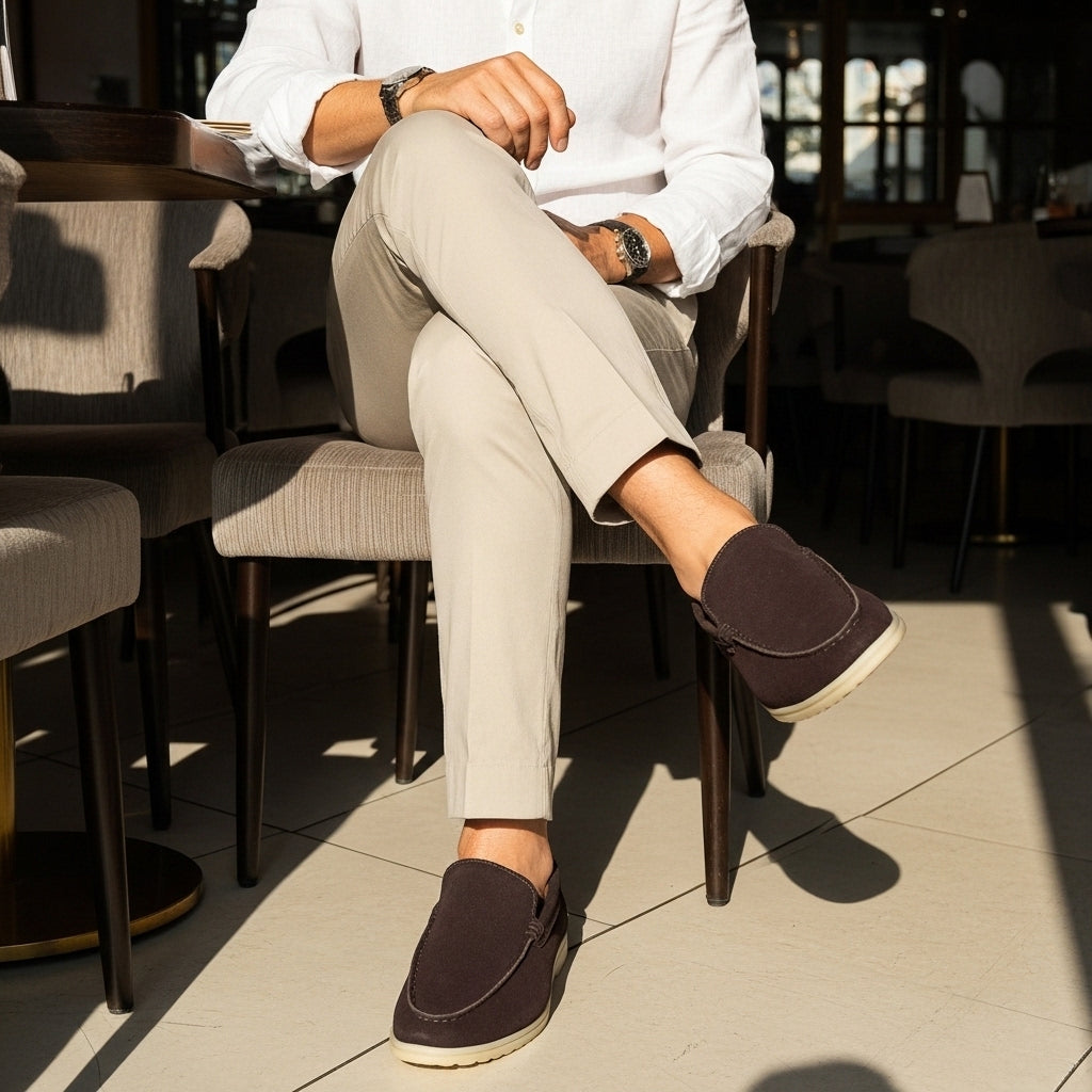 LP Brown Suede Sneakers