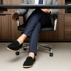 LP Summer Walk Loafers in Black Suede