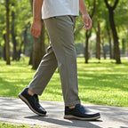 Black Medicated Slip-On Shoes – Comfort & Orthopedic Support